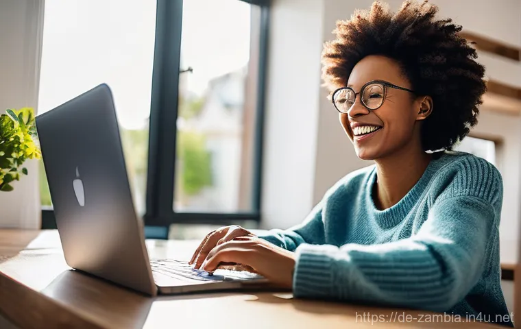 잠비아 항공편 예약 - **Flight Booking Success**
    A young adult, perhaps in their late 20s or early 30s, with a warm sm...