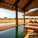 잠비아 고급 리조트 - A luxurious safari lodge villa in South Luangwa National Park, Zambia, featuring a spacious private ...