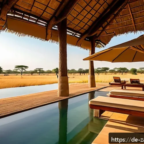 잠비아 고급 리조트 - A luxurious safari lodge villa in South Luangwa National Park, Zambia, featuring a spacious private ...